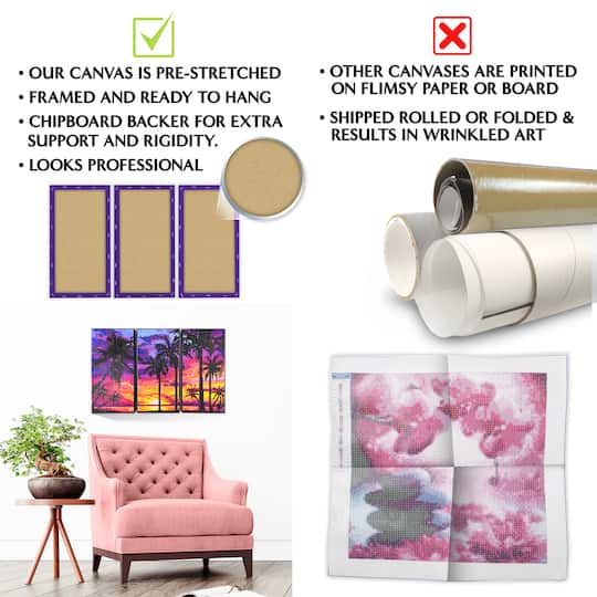 ArtSkills® Brilliant Art Autumn Waterfall Stretched Canvas Diamond Painting Kit